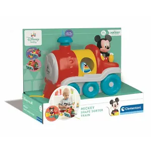 Clementoni baby Train sortet Miki 17900 — развивающий поезд-сортер для детей