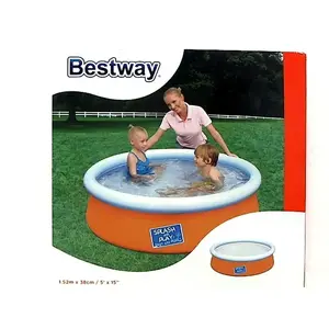 Piepūšamais peldbaseina apkakle Bestway B57241 152×38 cm – piepūšamais maliņas riņķis