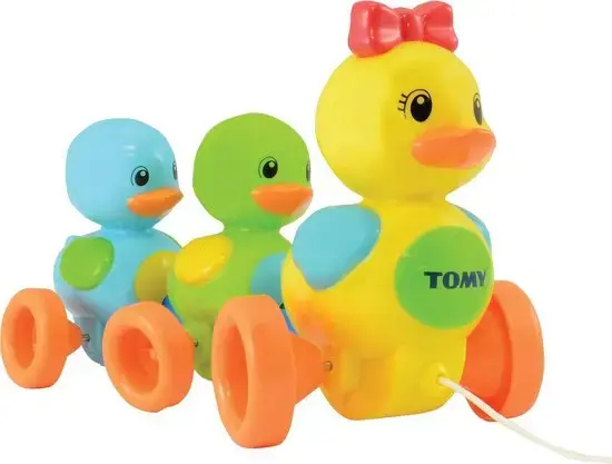 TOMY Toomies Quack Along Ducks 54061 Pull Toy Photo 2