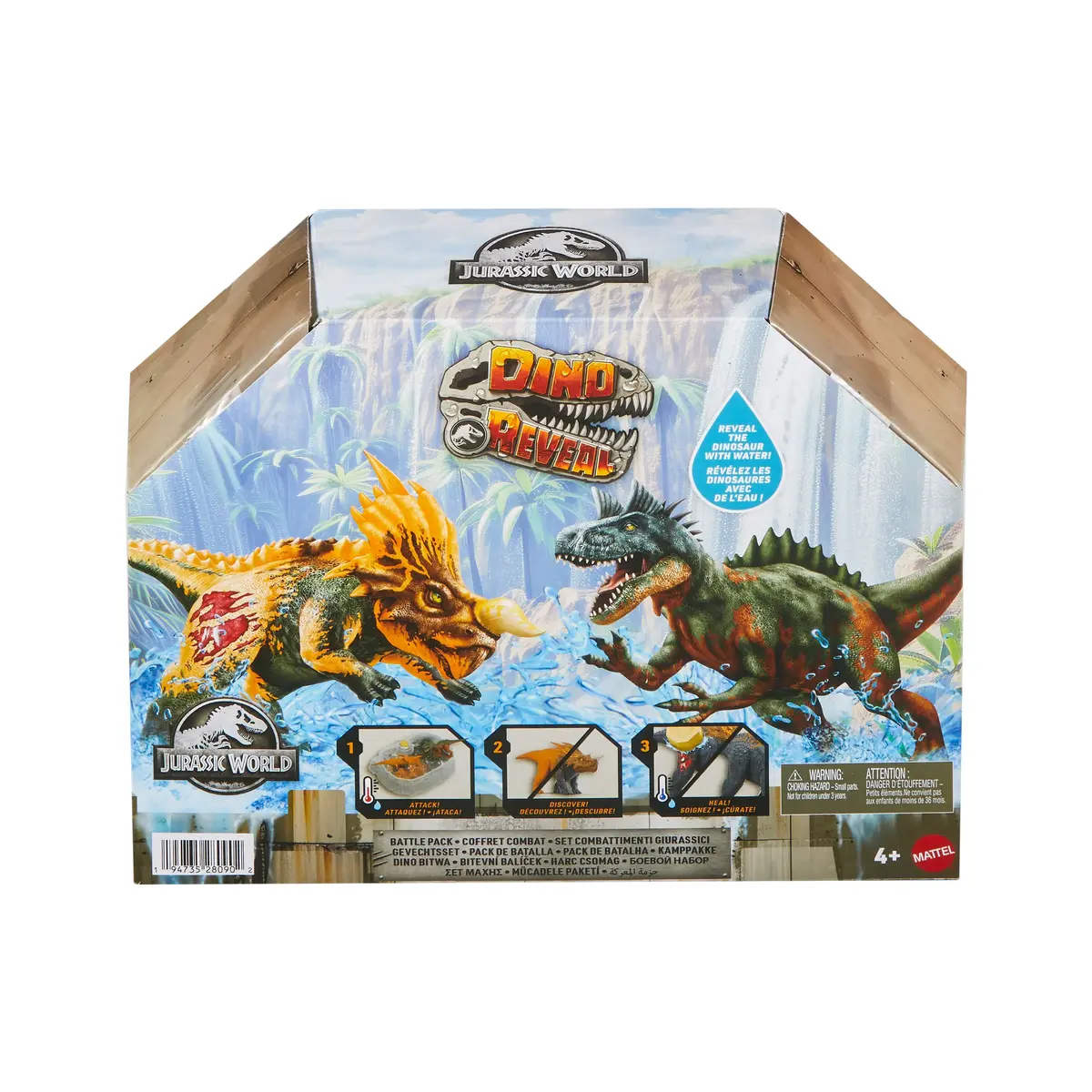 MATTEL Jurassic World Dino Reveal 2 komplekts Photo 6