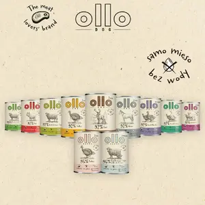 Консервы для собак OLLO Pure Turkey влажный корм 850 г — для взрослых, гипоаллергенный, без глютена и сои
