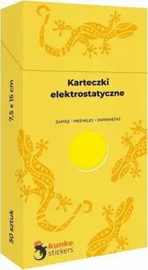 Electrostatic Notes panta plast 50 pcs Yellow – self-adhesive static notes, 50 sheets