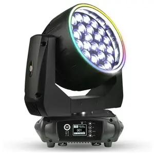 Поворотная LED голова Light4Me VENOM WASH 28x15 RING LED – wash голова с 28×15Вт светодиодами и кольцевым эффектом
