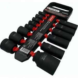 Impact socket set Forsage 14 pcs 1/2" short 10–32mm deep 17–36mm