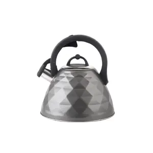 Tradicionālais tējkanna Berretti BR-7641 — 3 L grafīta, piemērots indukcijai un gāzei