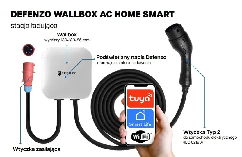 DEFENZO DEF1018 AC11 Smart стендовая зарядка 11 кВт Photo 3