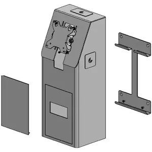 Wall-mounted Self Service Kiosk mount ergonomic solutions SPK402-02 — wall bracket for self-service terminals