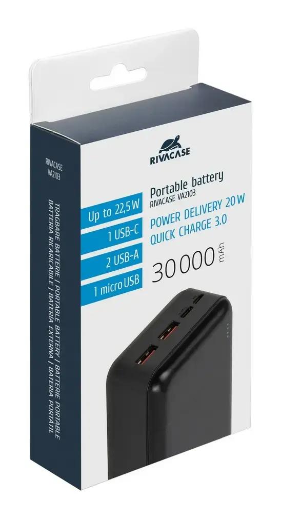 Rivacase VA2103 Portable Power Bank 30000 mAh Photo 18