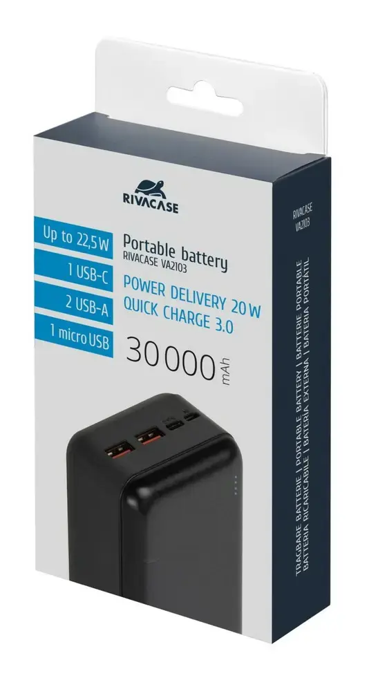 Rivacase VA2103 Portable Power Bank 30000 mAh Photo 19