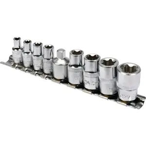 Torx bit set YATO YT-0520, T5–T16, 9 pcs, steel bits in holder
