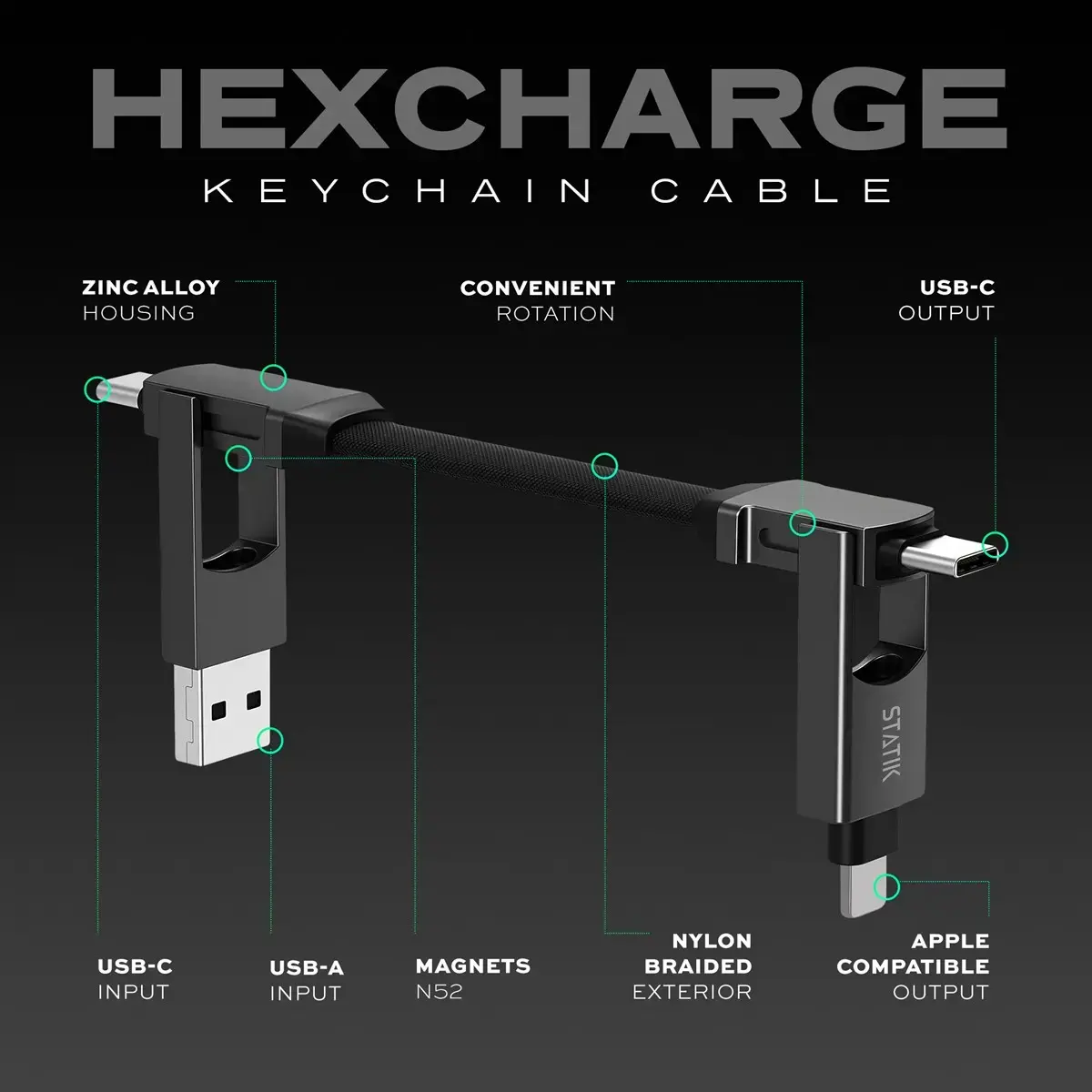 USB-кабель STATIK PUP-0530-BLK Photo 2
