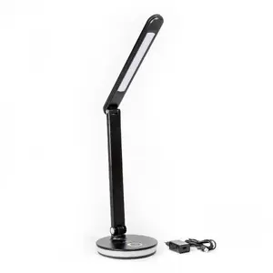 Galda LED lampa Fellowes PLADLL400RGBN 12W regulējama pieskāriena vadība USB melna
