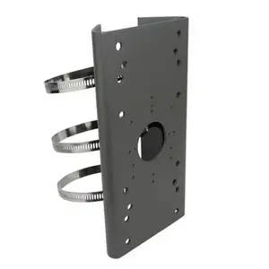 Вертикальное крепление для столба Hikvision DS-1275ZJ-SUS чёрная нержавеющая сталь для видеонаблюдения