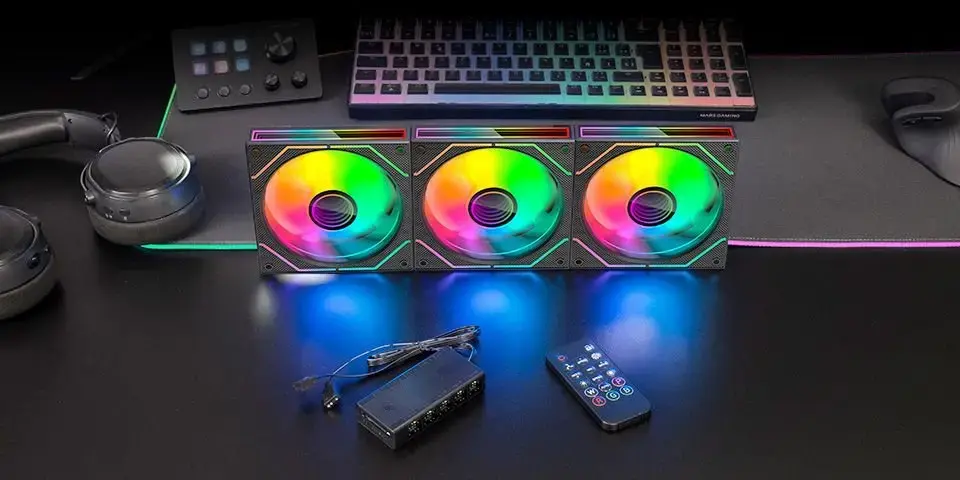 mars gaming MF3DPROKIT 120mm ARGB CPU Cooler Photo 3