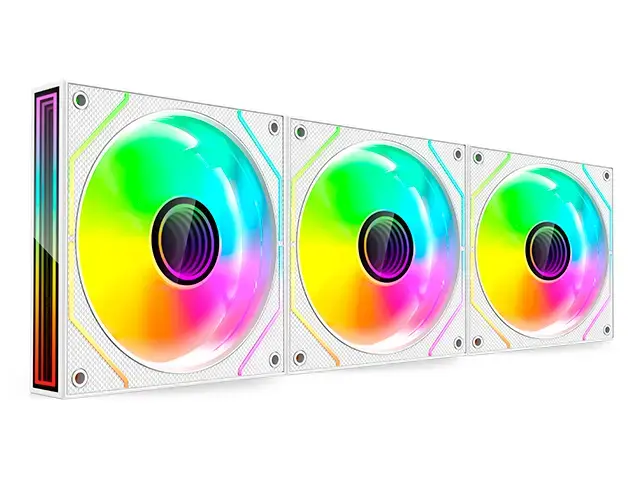 Mars Gaming MF3DPROKITW 120mm ARGB fan kit Photo 2