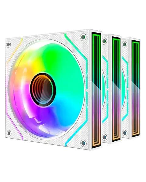 Mars Gaming MF3DPROKITW 120mm ARGB fan kit Photo 3