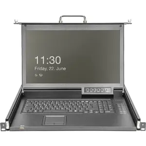KVM-консоль 17" HD LCD DIGITUS DS-72220-3GE 16-портовый VGA KVM с 17" HD дисплеем