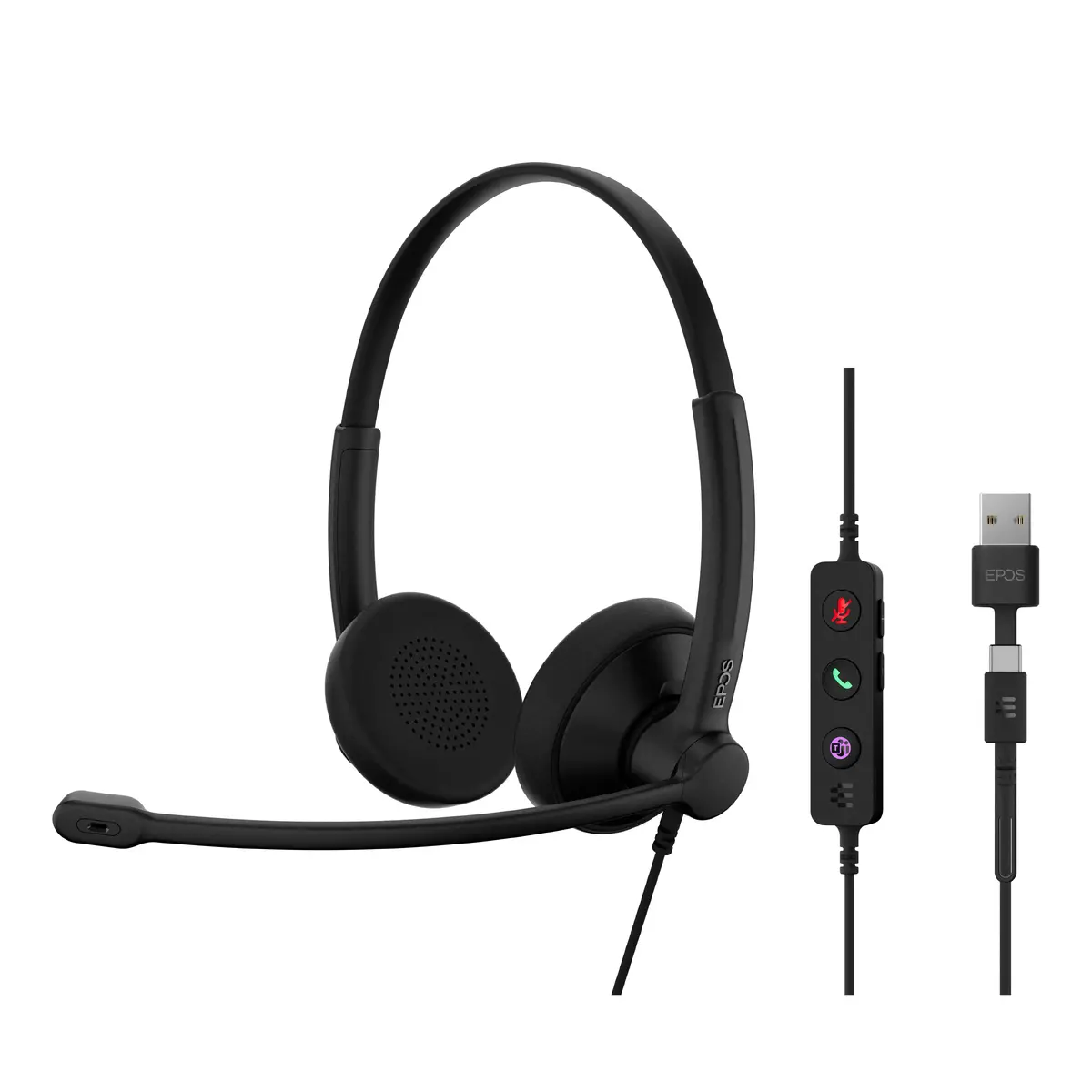 Austiņas EPOS IMPACT 100 MS Stereo USB-C+A Photo 3