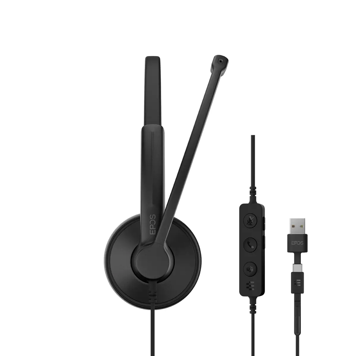 Austiņas EPOS IMPACT 100 MS Stereo USB-C+A Photo 7
