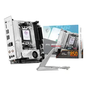 Motherboard MSI B850I EDGE TI WIFI — AMD B850, Socket AM5, Mini ITX, DDR5, 2x DIMM, 128GB, Wi‑Fi 7, 5Gb LAN