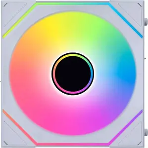 120mm Lian Li UNI FAN SL-INF Wireless ARGB PWM White — case fan, wireless daisy-chain, PWM control