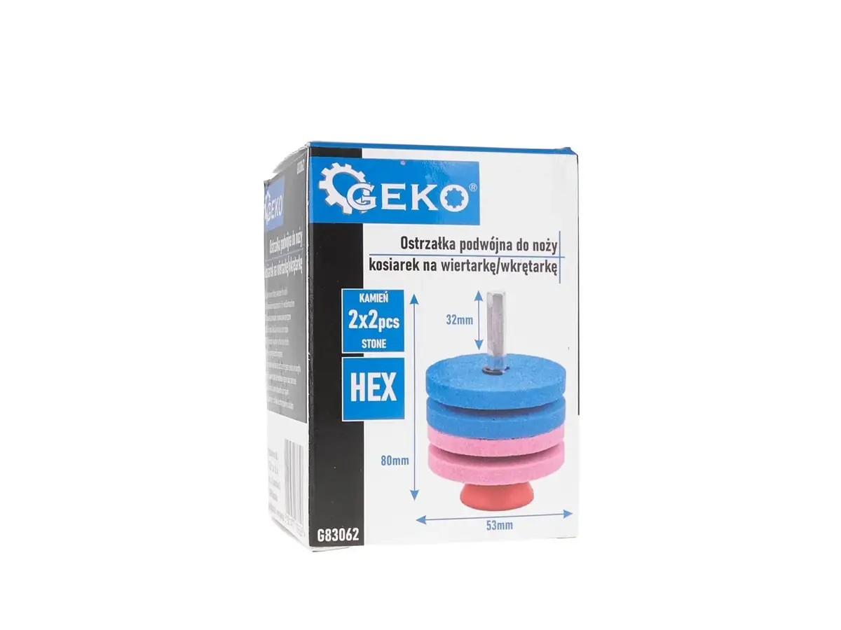 GEKO G83062 double blade sharpener 2×53 mm Photo 3