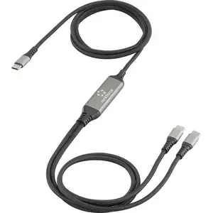 USB-C to USB-A Data Cable Renkforce RF-6721084, USB 2.0, Black