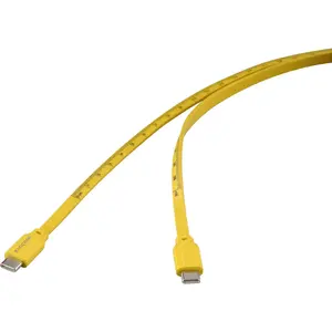 Кабель USB Renkforce RF-6721074 USB 2.0 USB-C на USB-C 1 м 0.48 Гбит/с 60 Вт Желтый