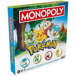 Board game HASBRO Monopoly Pokémon (Polish edition) – family board game, collector’s themed set