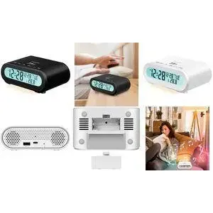 Digital Alarm Clock LOGILINK SC0121 Black — compact bedside clock with digital display