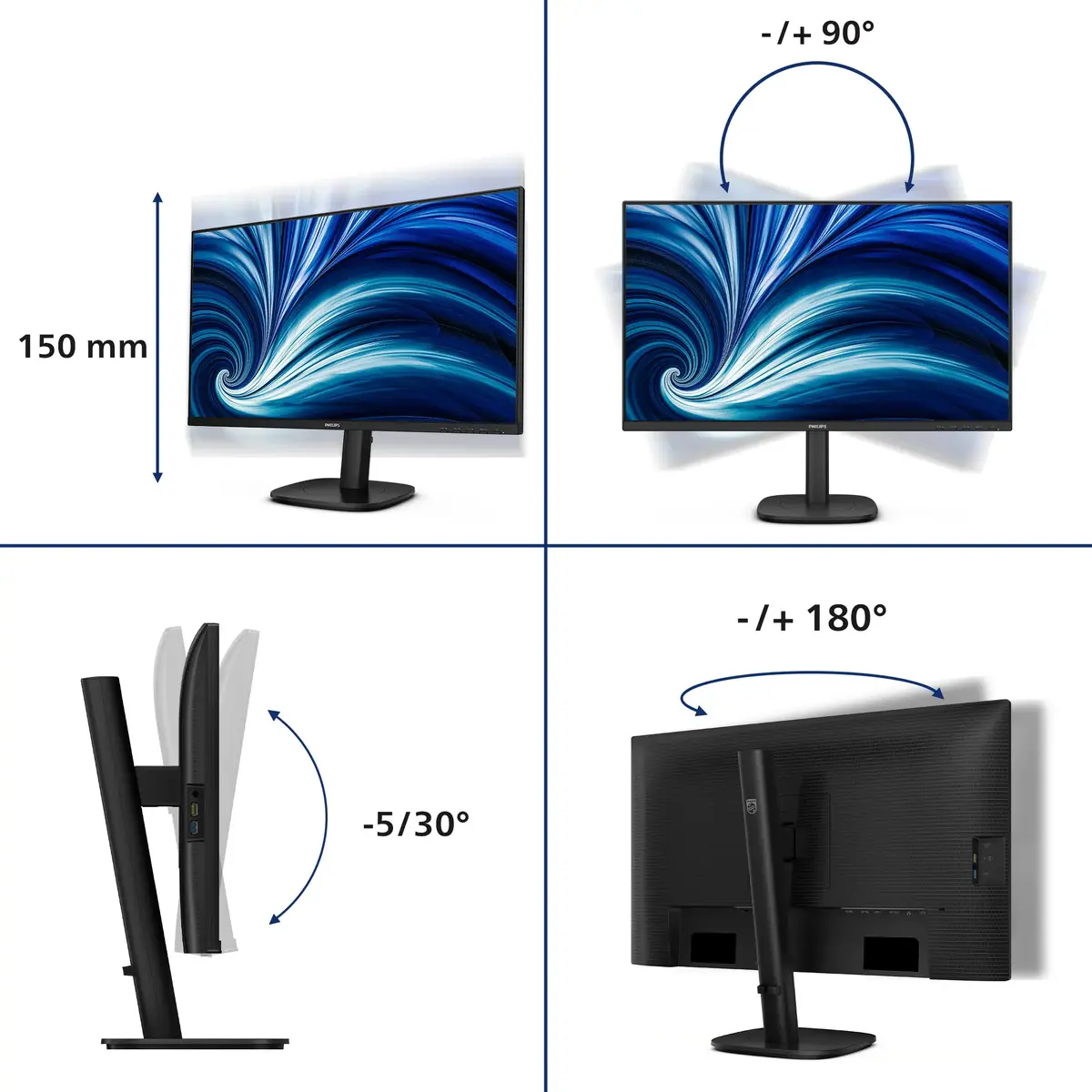 Монитор Philips 3000 series 27B2U3601/00 Photo 5