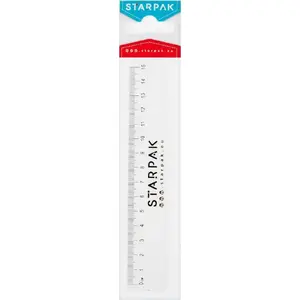 Ruler STARPAK LIN STK15 plastic 15 cm
