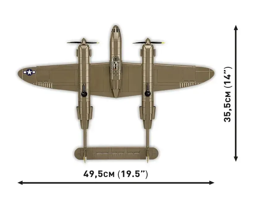 Cobi būvkubiki Lockheed P-38H Lightning 5763 Photo 4