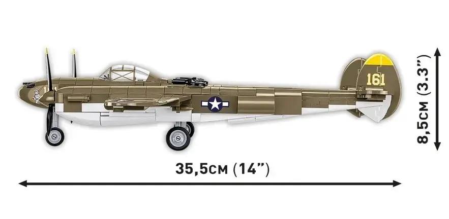 Cobi būvkubiki Lockheed P-38H Lightning 5763 Photo 5