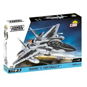 Cobi Building Blocks Boeing F-15EX Eagle II model set COIB-5900, collectible scale construction kit