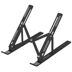 Savio PB-05 Black Laptop and Tablet Stand made of Aluminium and Rubber with 0 - 40° Tilt Angle and 15 cm Maximum Height