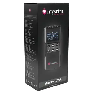 Electro stimulator Mystim Tension Lover 2 — dual-channel, rechargeable, adjustable intensity, 1–160 Hz, 50–260 µs pulse width