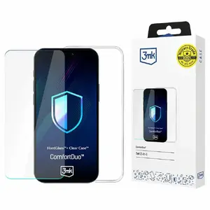 Комплект MagCase 3MK ComfortDuo Clear для Apple iPhone 16e — тонкий, лёгкий, с магнитным креплением