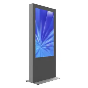 Floorstanding kiosk EDBAK IDS09.55 55 inch Black – freestanding display stand for 55" screens