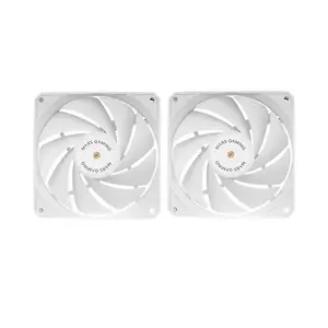 Fan kit Mars Gaming MFNCLX2W 2x 120mm PWM FDB case cooling fans