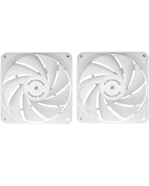 Mars Gaming MF-NCLX2W Datora korpusa ventilators