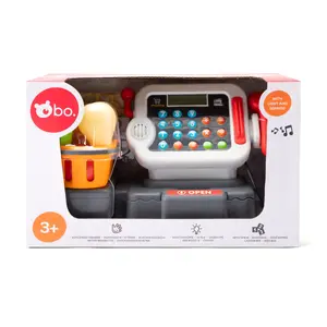 Cash register b&o 8038ML with light and sounds — toy cash register with scanner and buttons