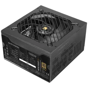 Mars Gaming MPB1000PSI Блок питания 1000 Вт Полностью модульный ATX 80 PLUS Gold Черный