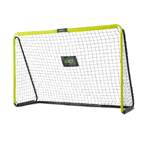 EXIT Tempo tērauda futbola vārti 240x160 cm brīvi stāvoši zaļi melni
