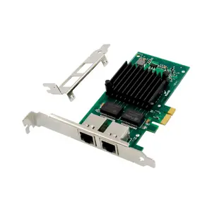 Внутренняя сетевая карта MicroConnect MC-PCIEX1-I350-T2 с интерфейсом PCI Express и проводным подключением Ethernet