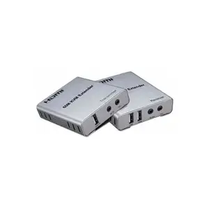 KVM extender PREMIUMCORD khext60-8 — 60 m range, 2×USB, audio over Cat5/6