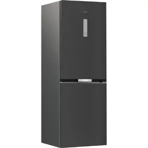 Brīvi stāvošs ledusskapis Whirlpool WHK 26362 XBR4E, kopā 316 L (210 L ledusskapis, 106 L saldētava), melns, Dual No Frost