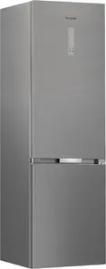 Whirlpool WHK 26402 XP4E Freestanding Refrigerator with 355 L Total Capacity, No Frost, 37 dB Noise Level, Stainless Steel Finish