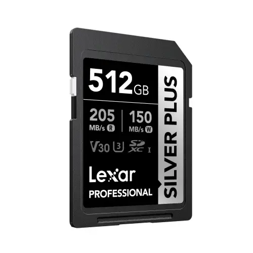 Lexar Professional SILVER PLUS 512 GB SDXC UHS-I karte Photo 2