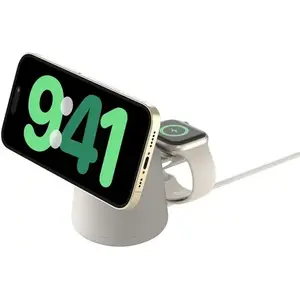 Магнитное зарядное устройство Qi2 15W Belkin WIZ027VFH37 для iPhone и Apple Watch